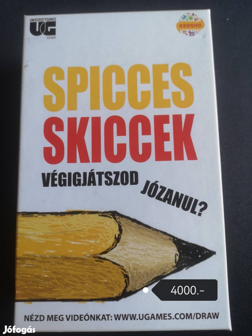 Spicces skiccek társasjáték 