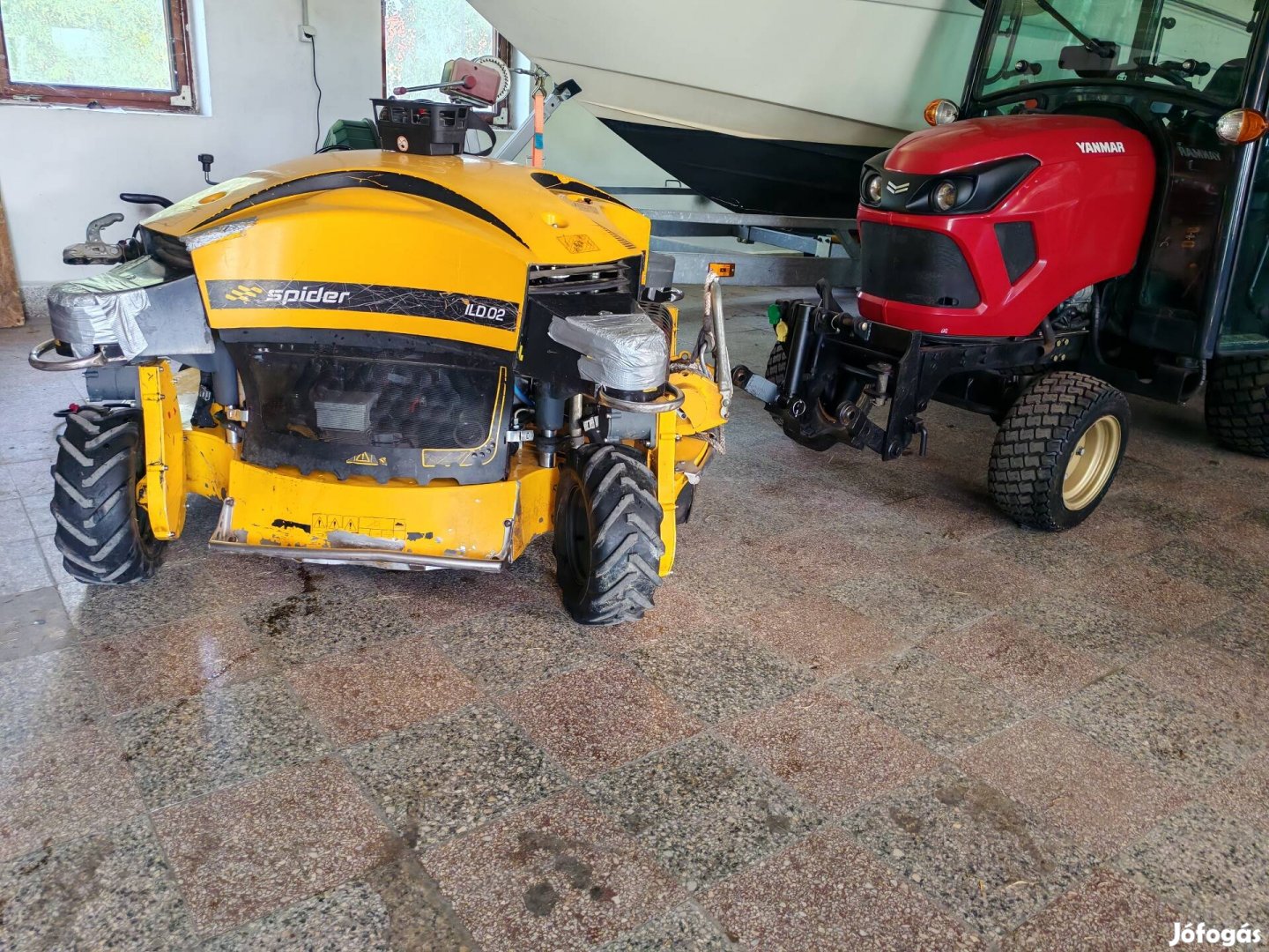 Spider Ild01 rézsűnyiró mulcsozó kubota John deere 