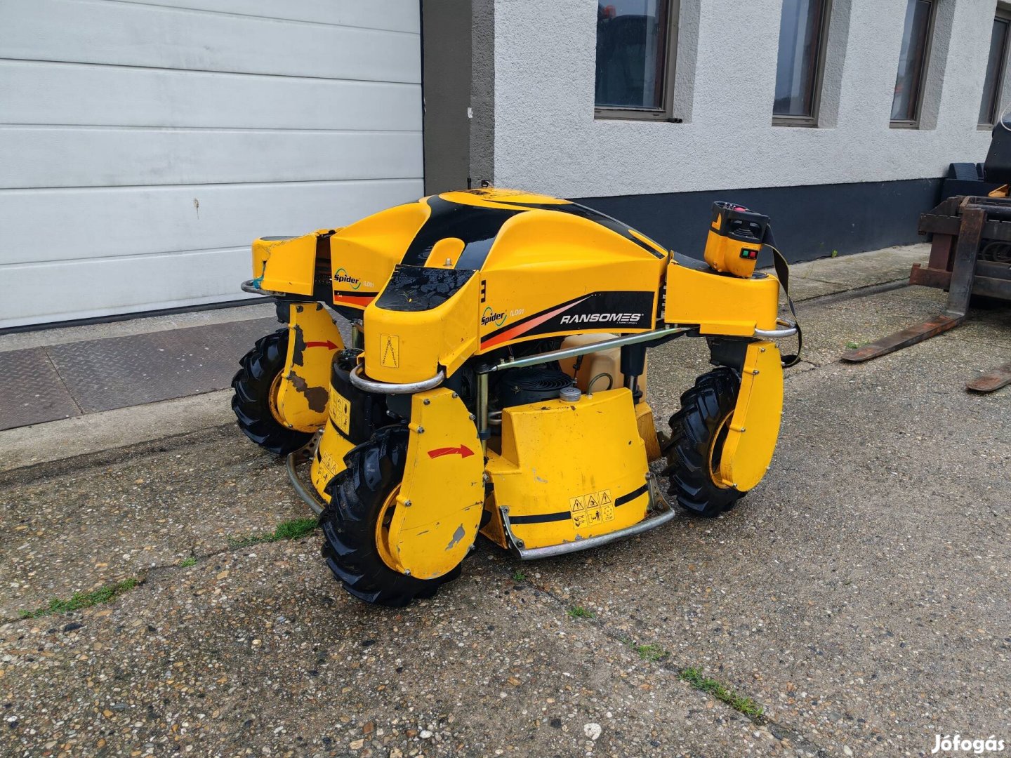 Spider Ild1 Távirányítós mulcsozó rézsűnyiró John deere kubota 