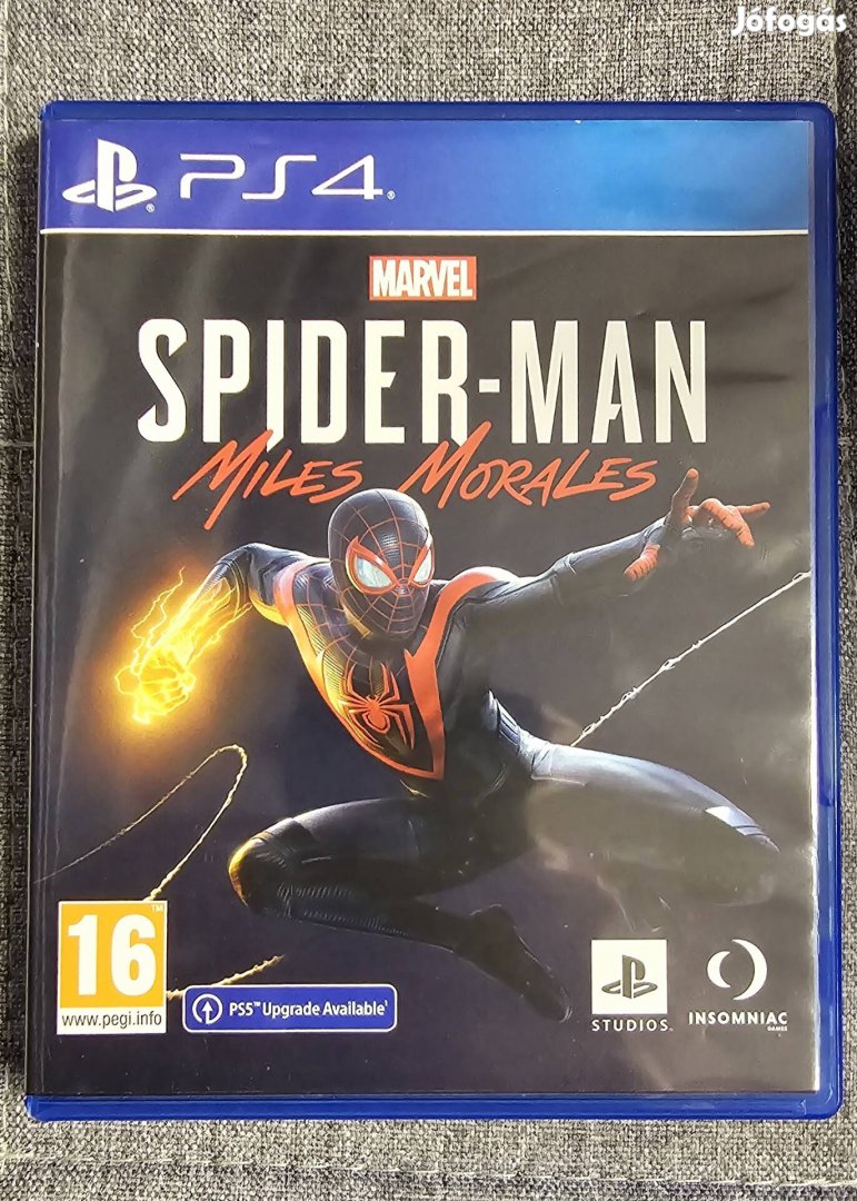 Spiderman Miles Morales PS4 Ps5 Használt játék Playstation 4 5