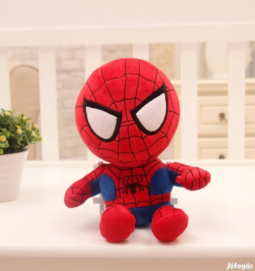 Spiderman Pókember plüss 27 cm Új Készletről Marvel