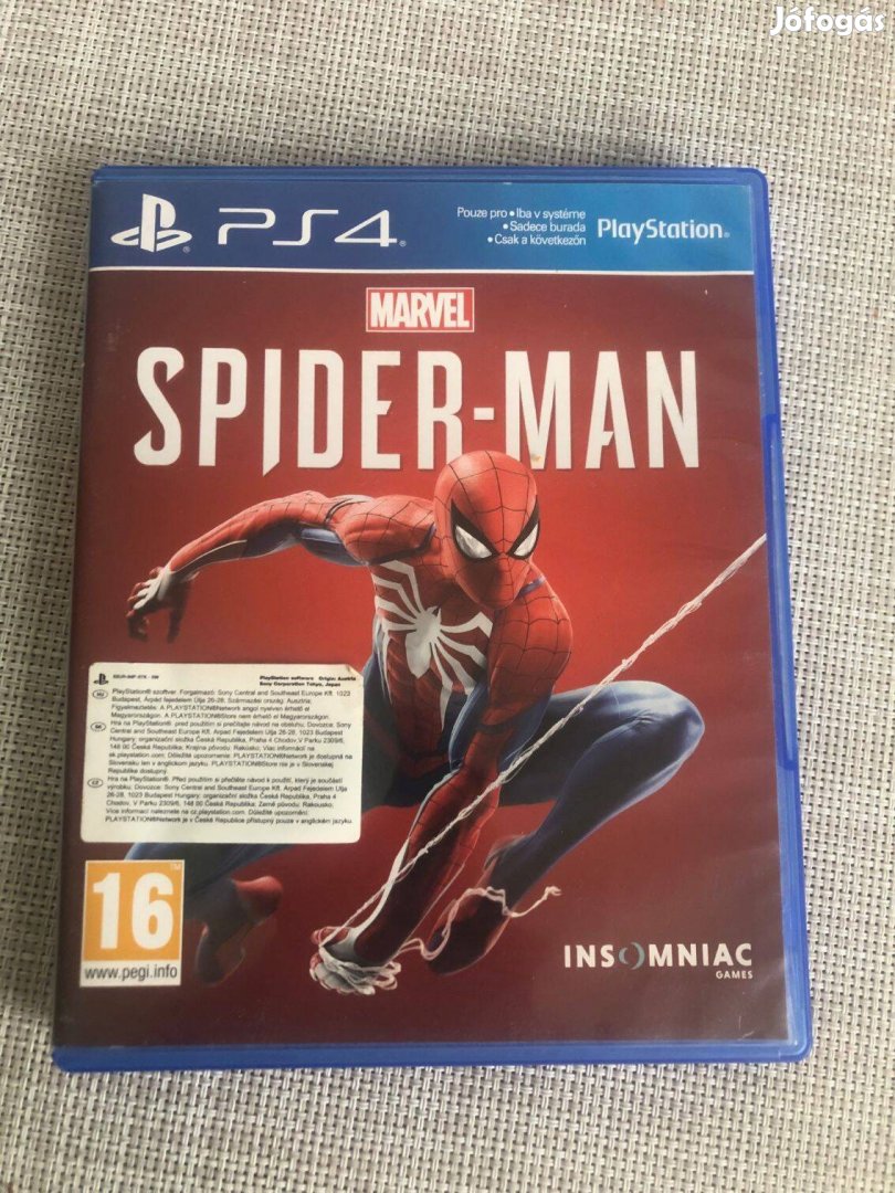 Spiderman Spider-Man Ps4 Playstation 4 magyar feliratos játék