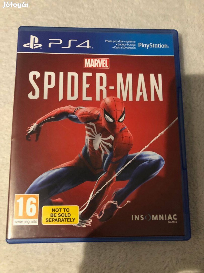 Spiderman Spider-Man Ps4 Playstation 4 magyar feliratos játék