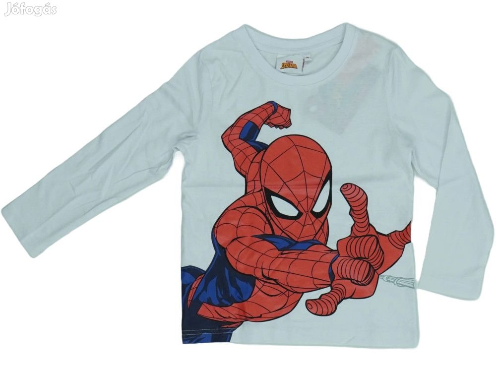 Spiderman Új (címkés) Fiú Hosszú ujjú felső (Méret: 104)