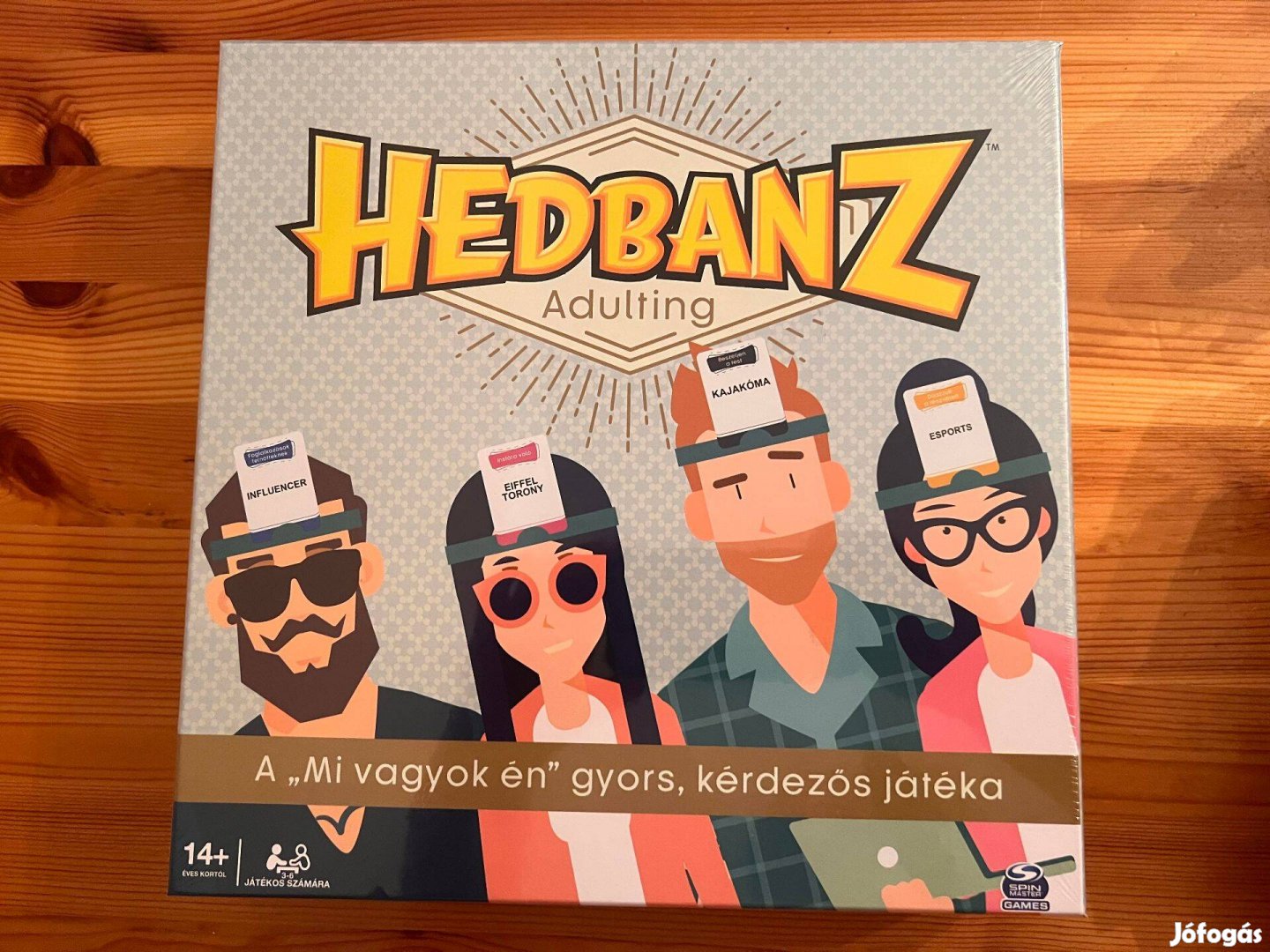 Spin Master Games Hedbanz játék felnőtteknek - Új!