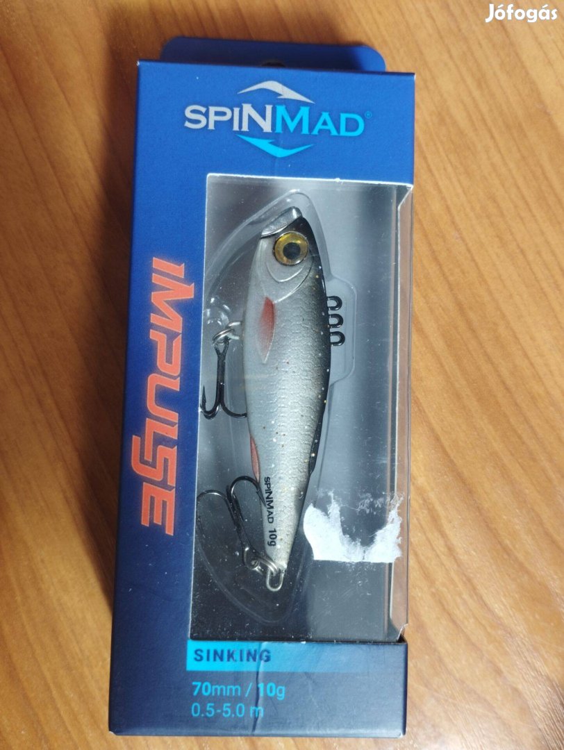 Spinmad Impulse 70mm/10g, süllyedő, wobbler, horgász műcsali