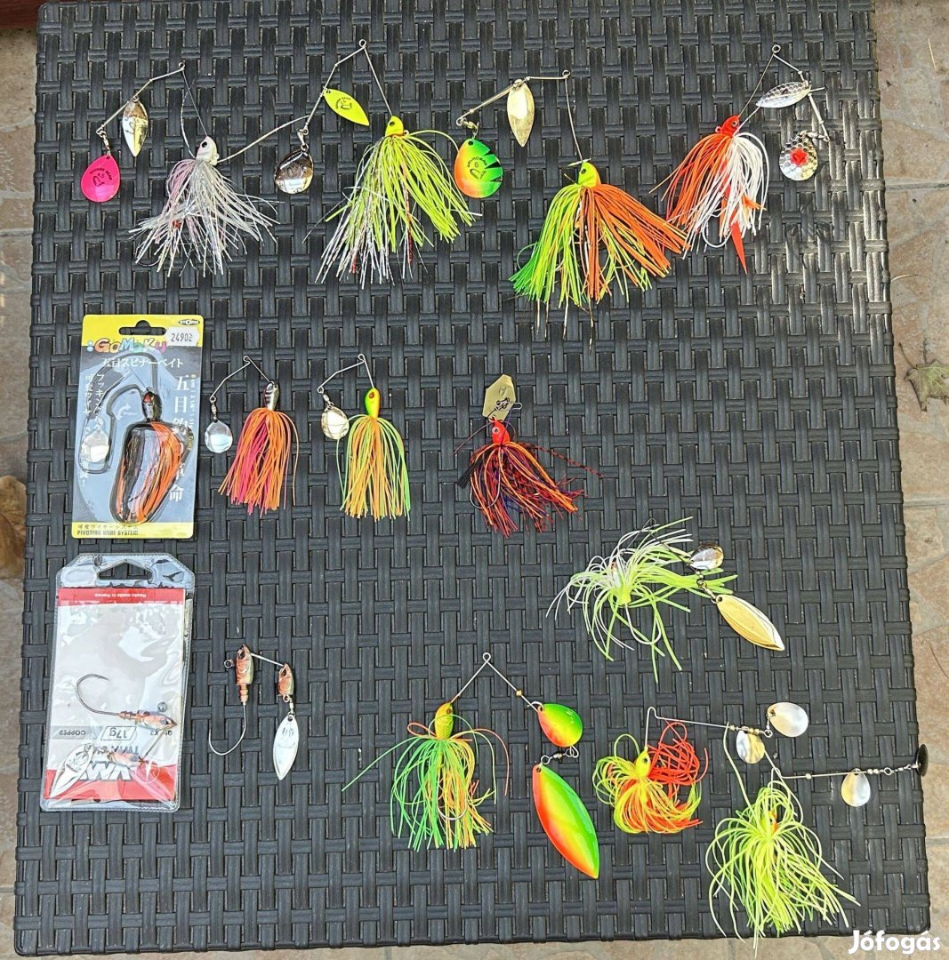 Spinner bait csomag + Fox Rage tároló