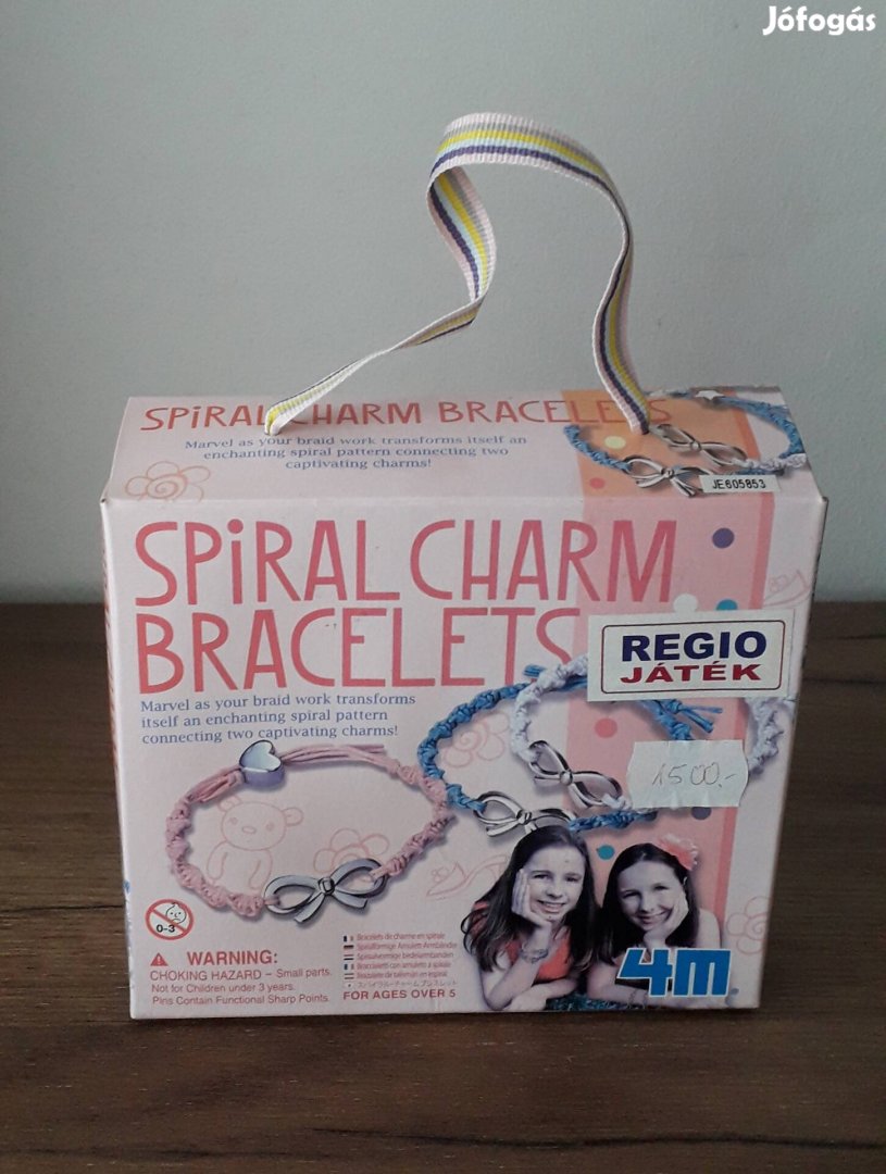 Spiral Charm bracelets kreatív készlet. 