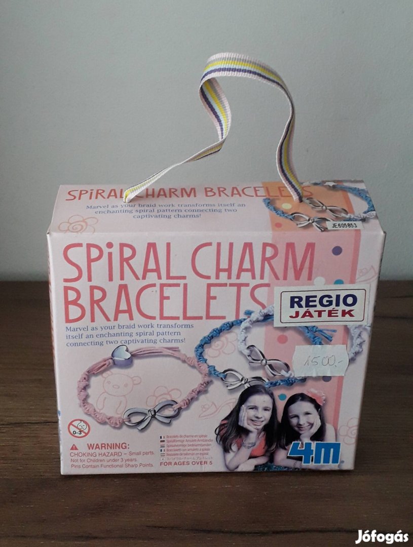 Spiral Charm bracelets kreatív készlet. 