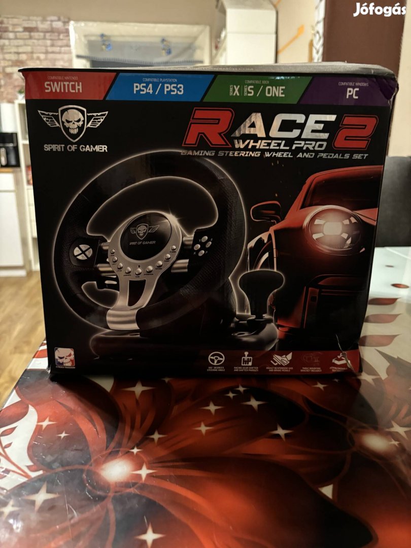 Spirit of gamers  Race wheel pro2 kormány szett