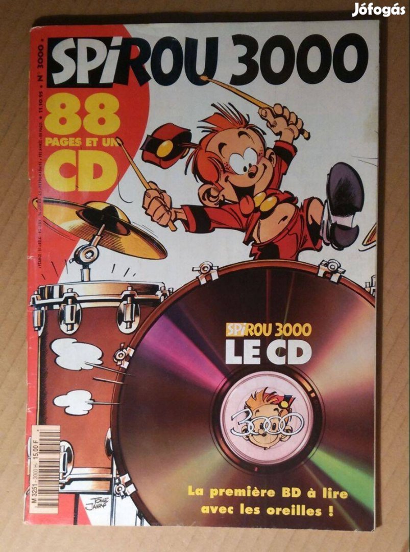 Spirou No.3000 (11.10.1995) Francia nyelvű (képregény magazin)