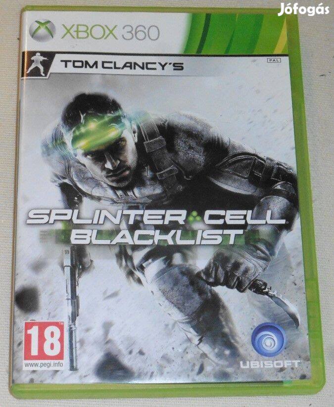 Splinter Cell - Blacklist magyar Gyári Xbox 360 Xboxone series X Játék