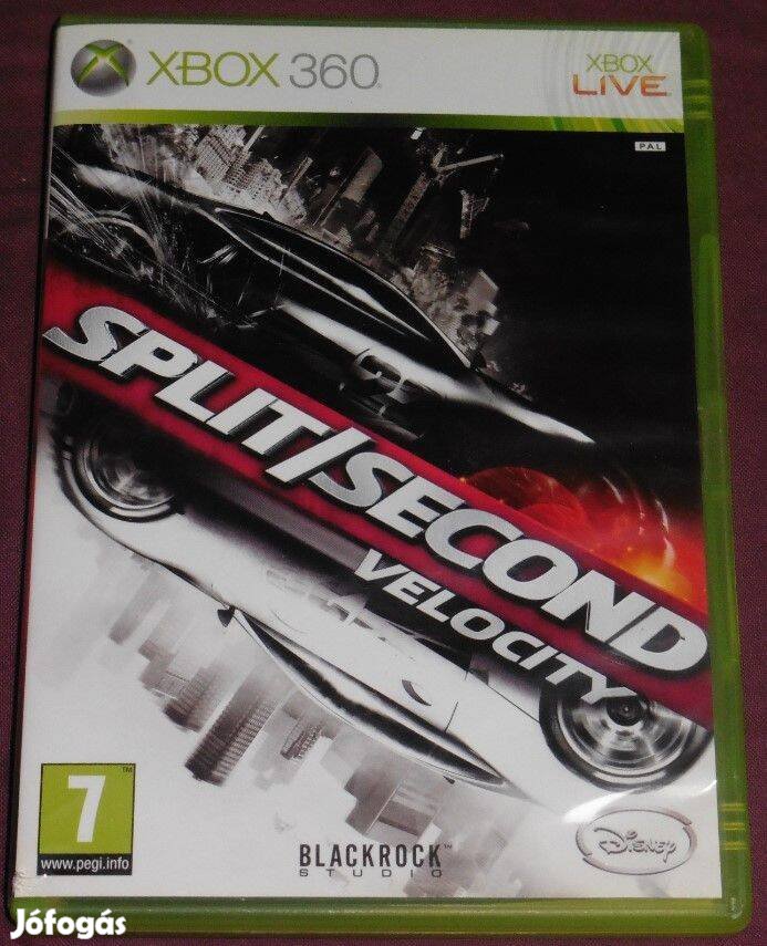 Split Second Velocity (autós) Gyári Xbox 360, Xbox ONE, Series X Játék