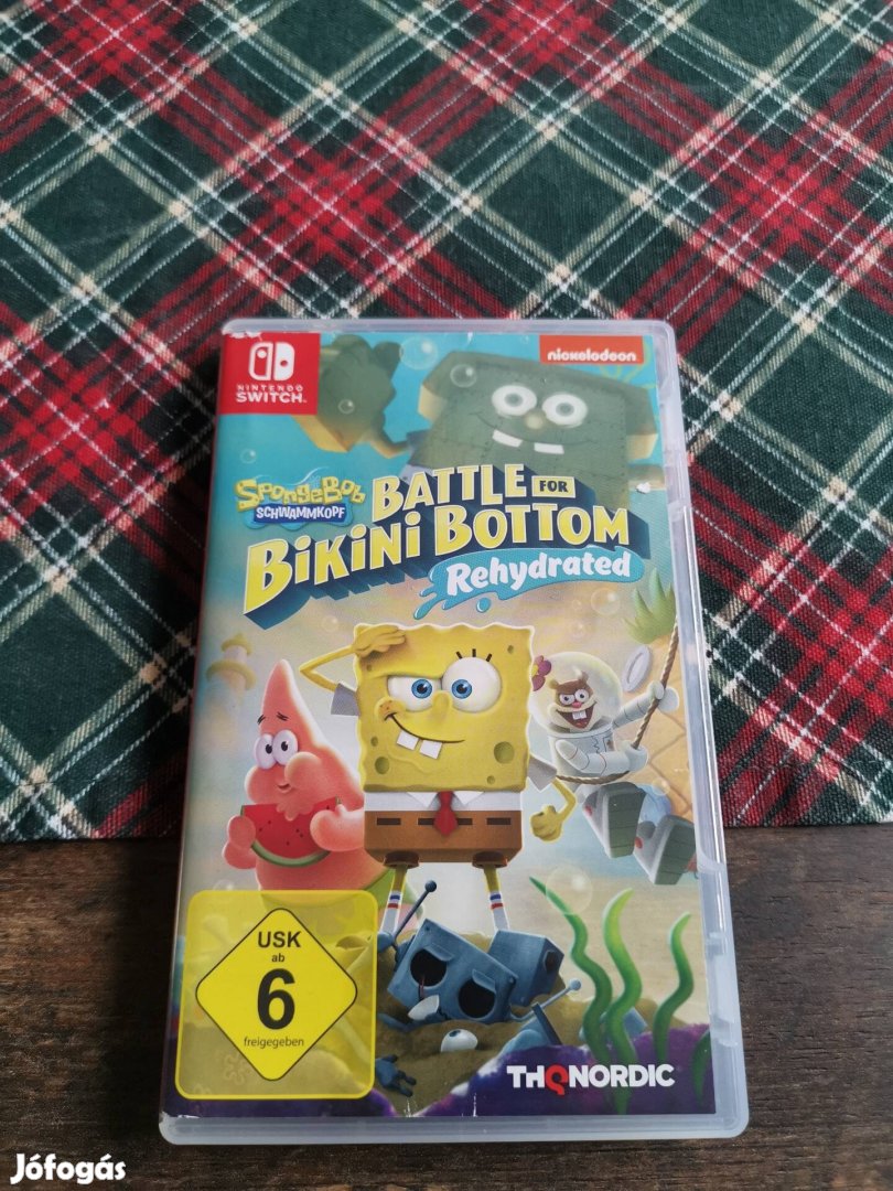 Spongebob Battle for Bikini Bottom Rehydrated Nintendo Switch