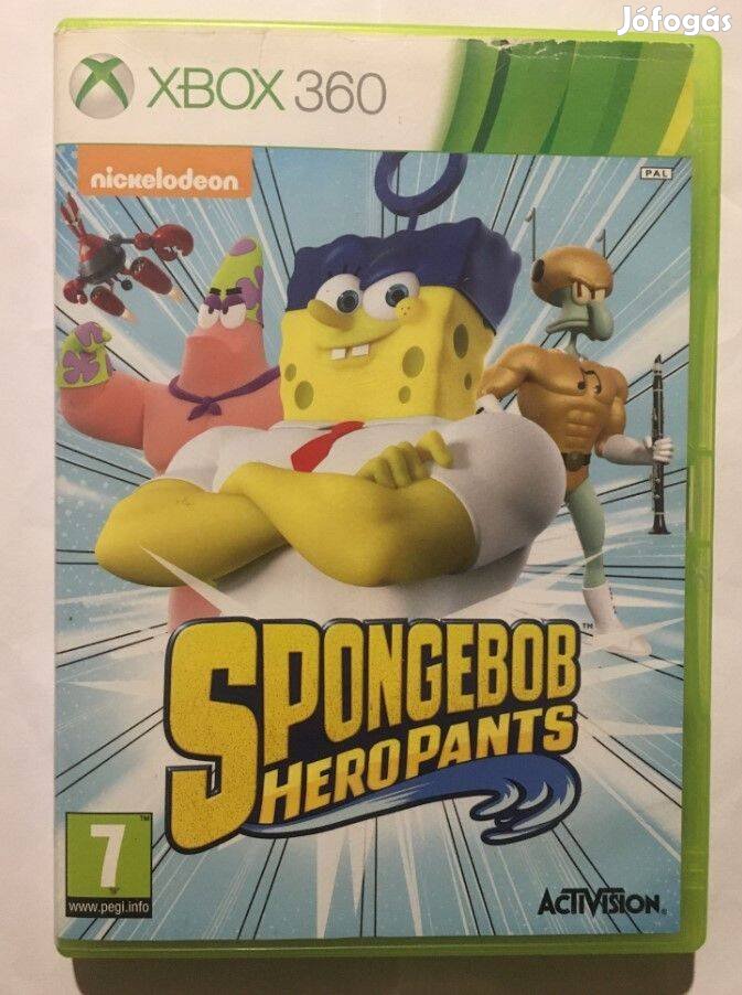 Spongebob Heropants Spongyabob Gyári Xbox 360 Játék akár