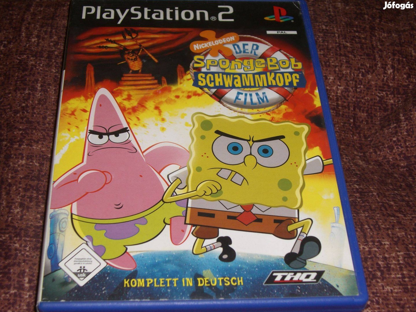 Spongebob Schwammkopf Film Playstation 2 eredeti lemez ( 4500 Ft )