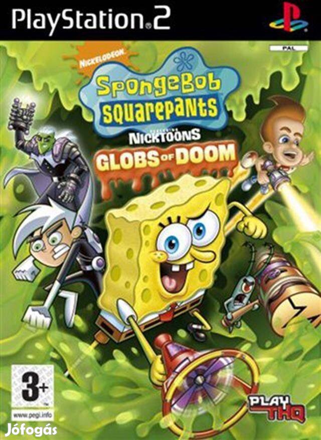 Spongebob Squarepants - Globs Of Doom eredeti Playstation 2 játék