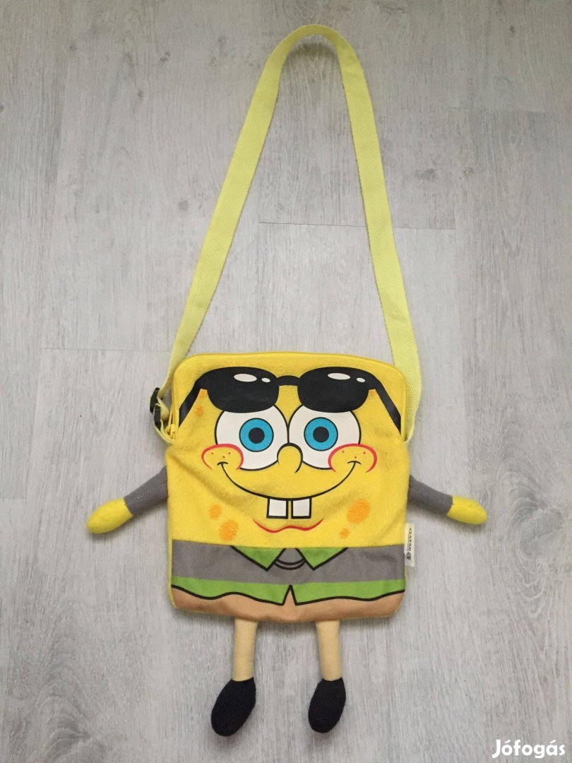 Spongya Bob gyerek táska - hátizsákká alakítható válltáska, 2in1