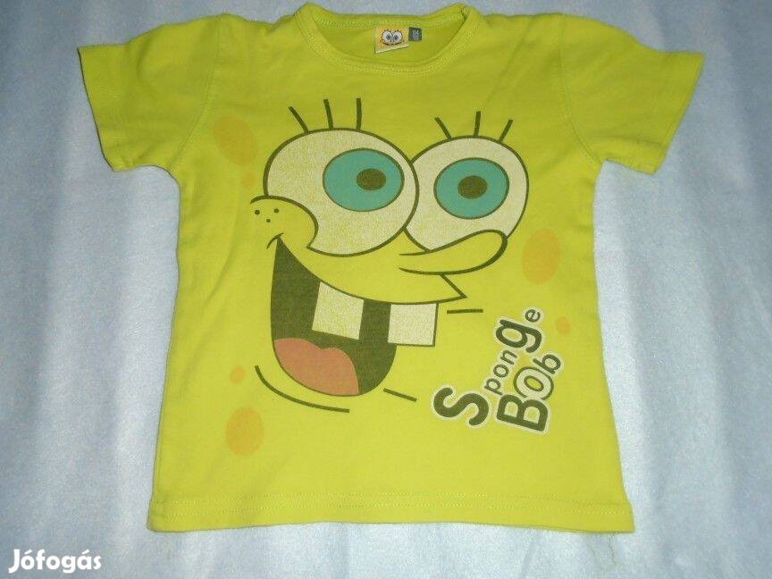 Spongya Bob mintás póló 4-5 évesre (méret 104 / 110)