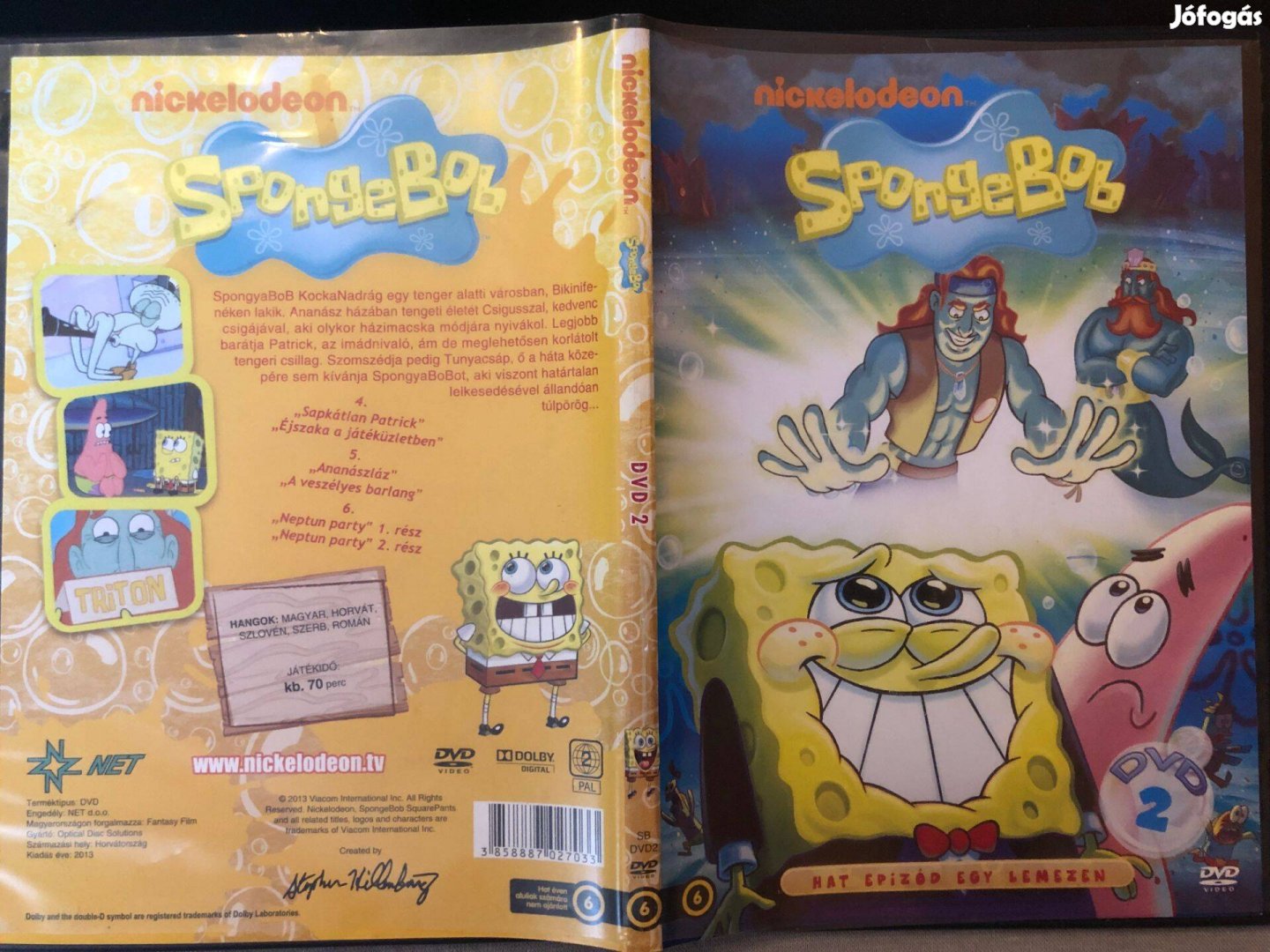 Spongyabob Kockanadrág 2. DVD