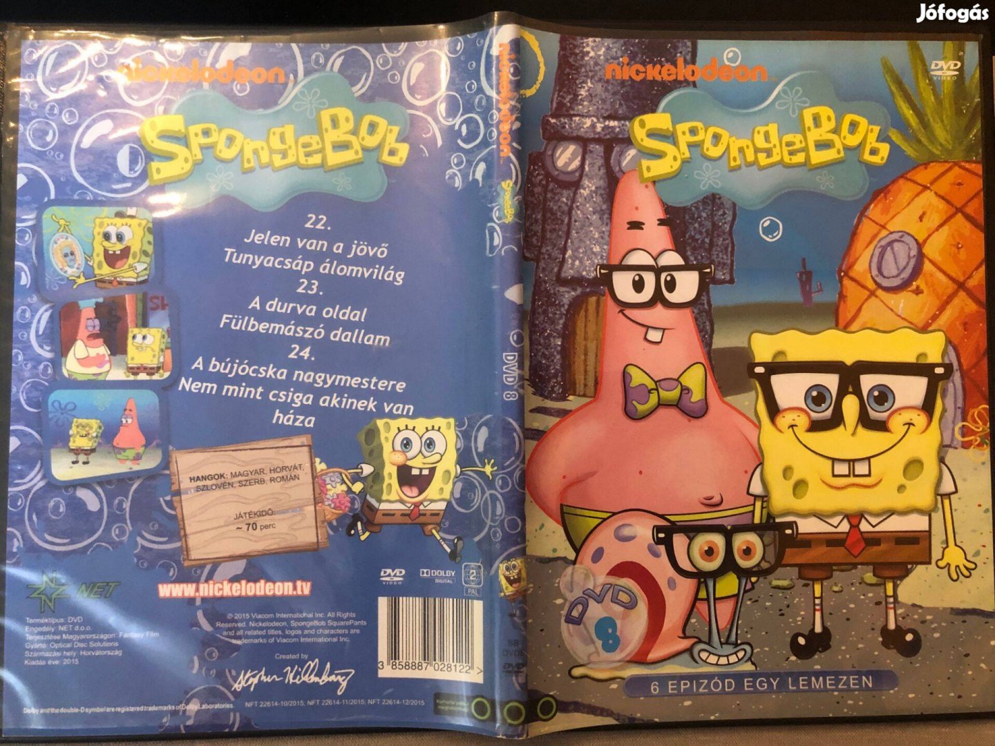 Spongyabob Kockanadrág 8. DVD