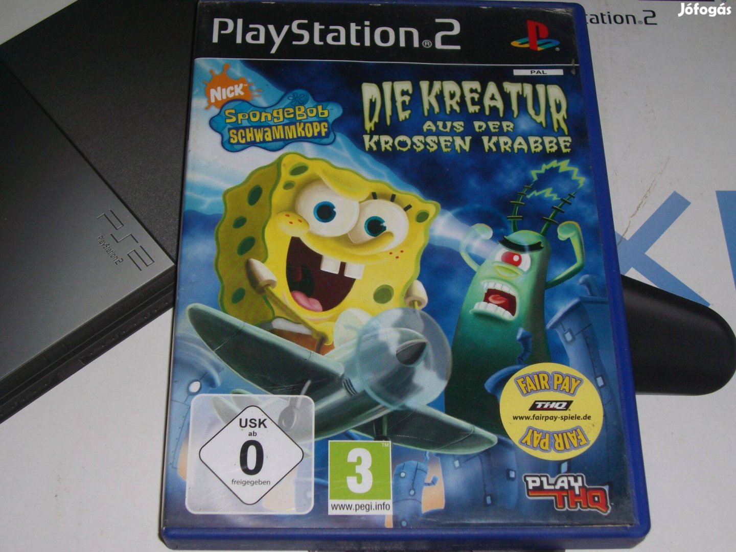 Spongyabob Kreatur Ps 2 eredeti lemez eladó