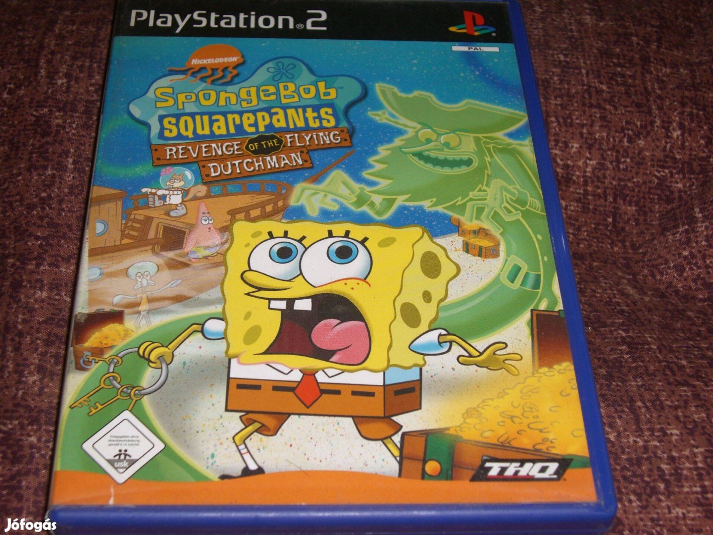 Spongyabob Revenge Flying Playstation 2 eredeti lemez ( 4500 Ft )