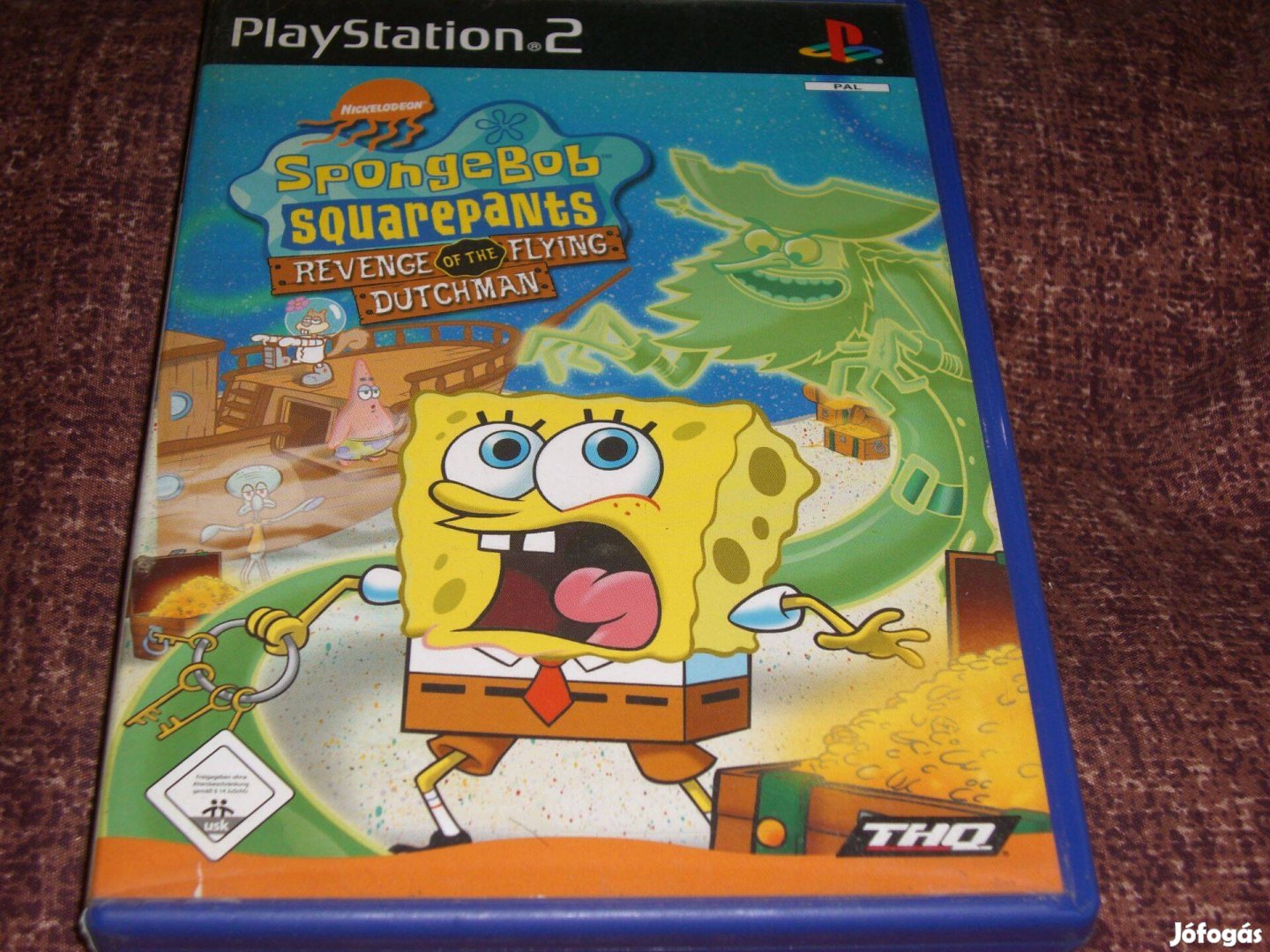 Spongyabob Revenge Flying Playstation 2 eredeti lemez ( 4500 Ft )