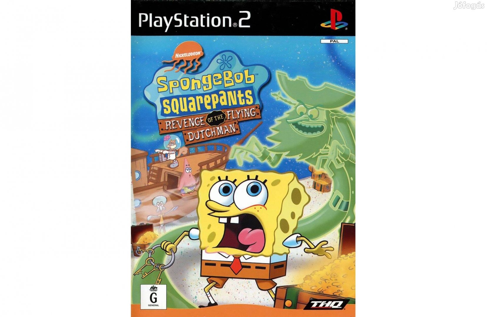 Spongyabob - Revenge of the flying dutchman Ps2 játék PAL