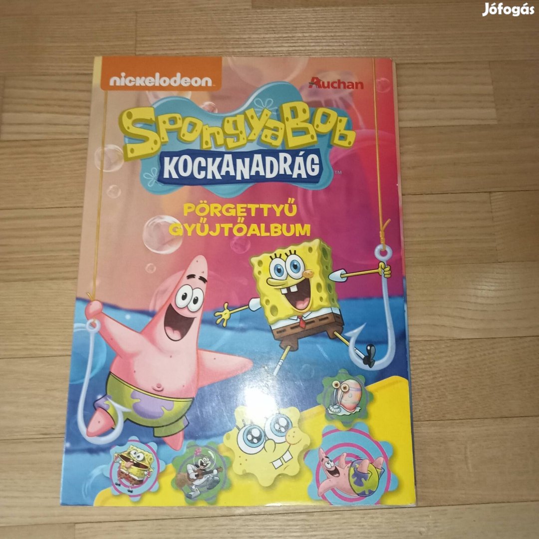 Spongyabob kockanadrág gyűjtöalbum 