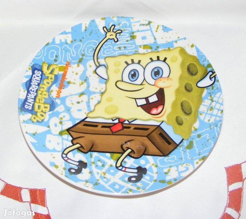 Spongyabob porcelán tányér