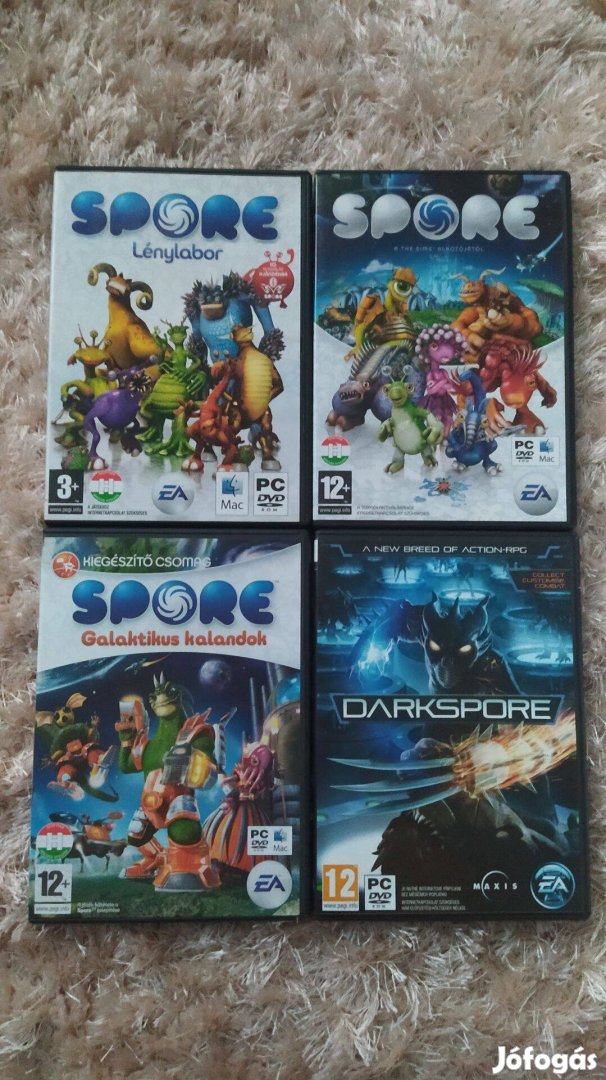 Spore, Darkspore + kiegészítők - PC játék