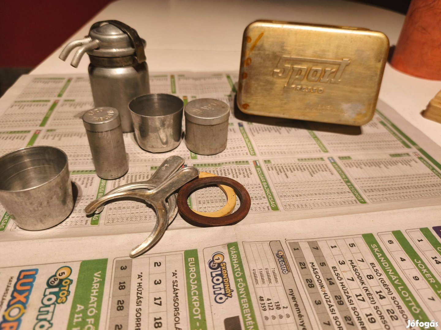 Sport Presszó mini espresso kávéfőző a 60-as évekből