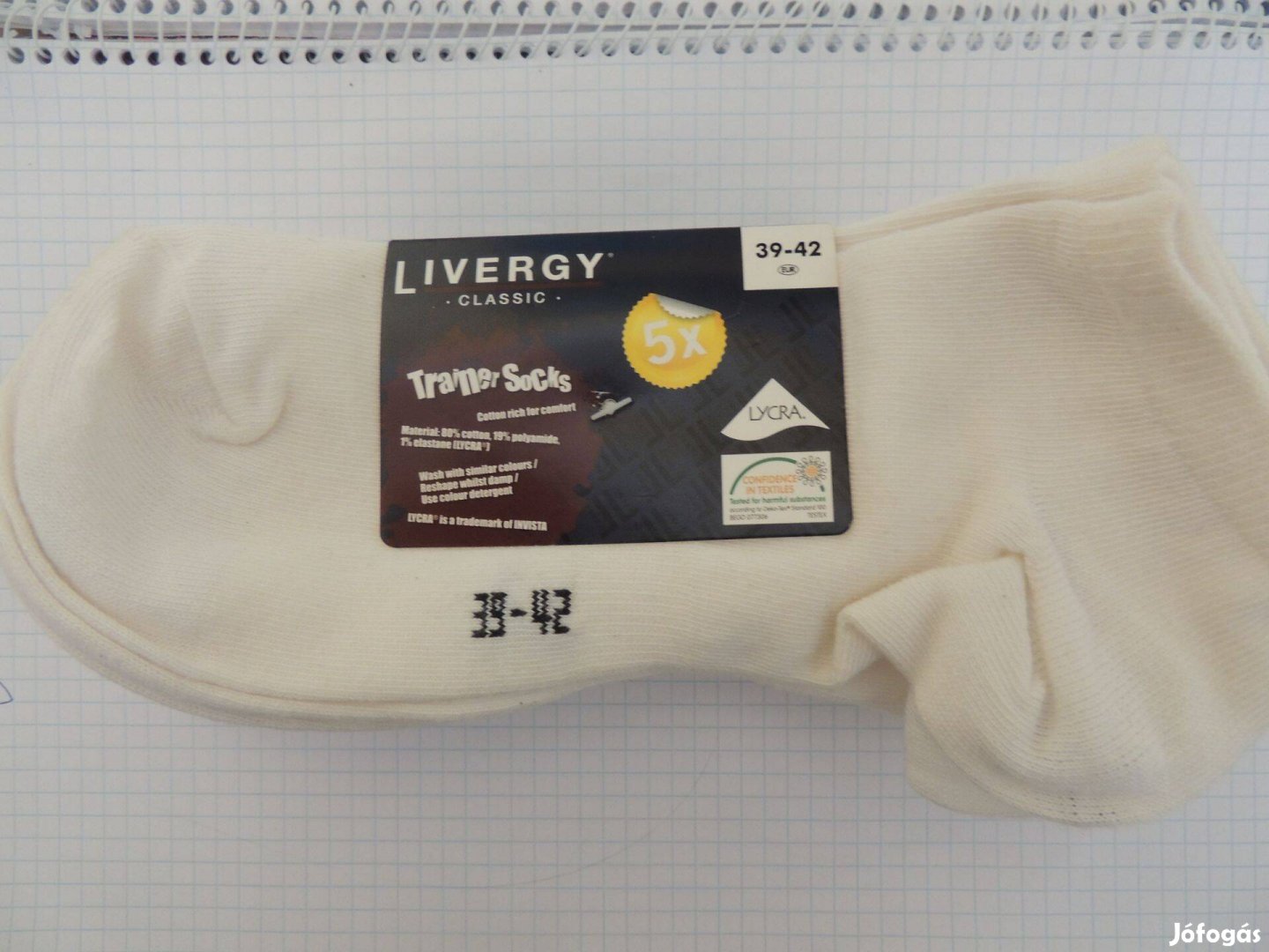 Sport Zokni 39-42-5 - Pár Új