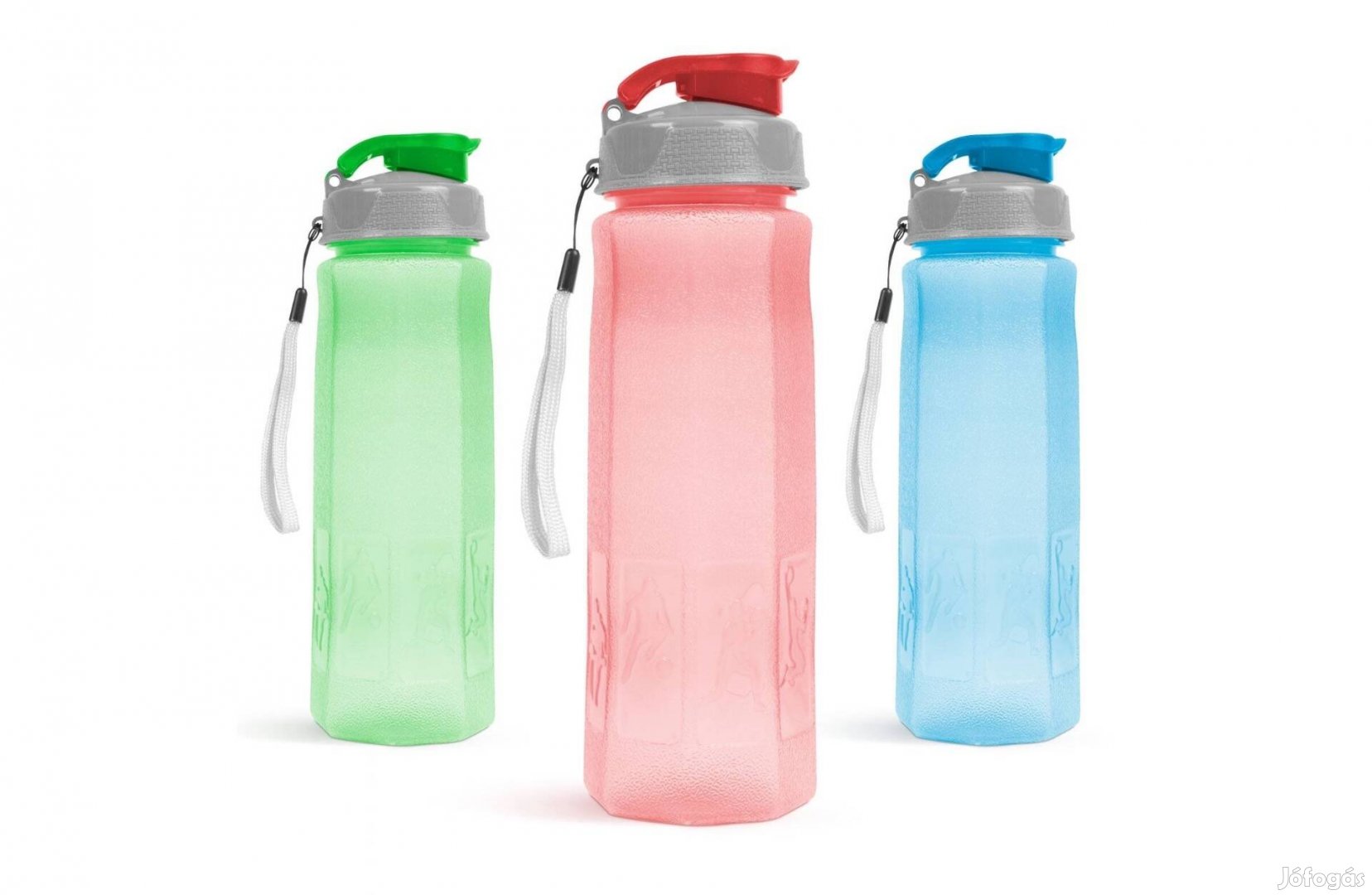 Sport kulacs vizes palack sportkulacs - műanyag átlátszó - 800 ml