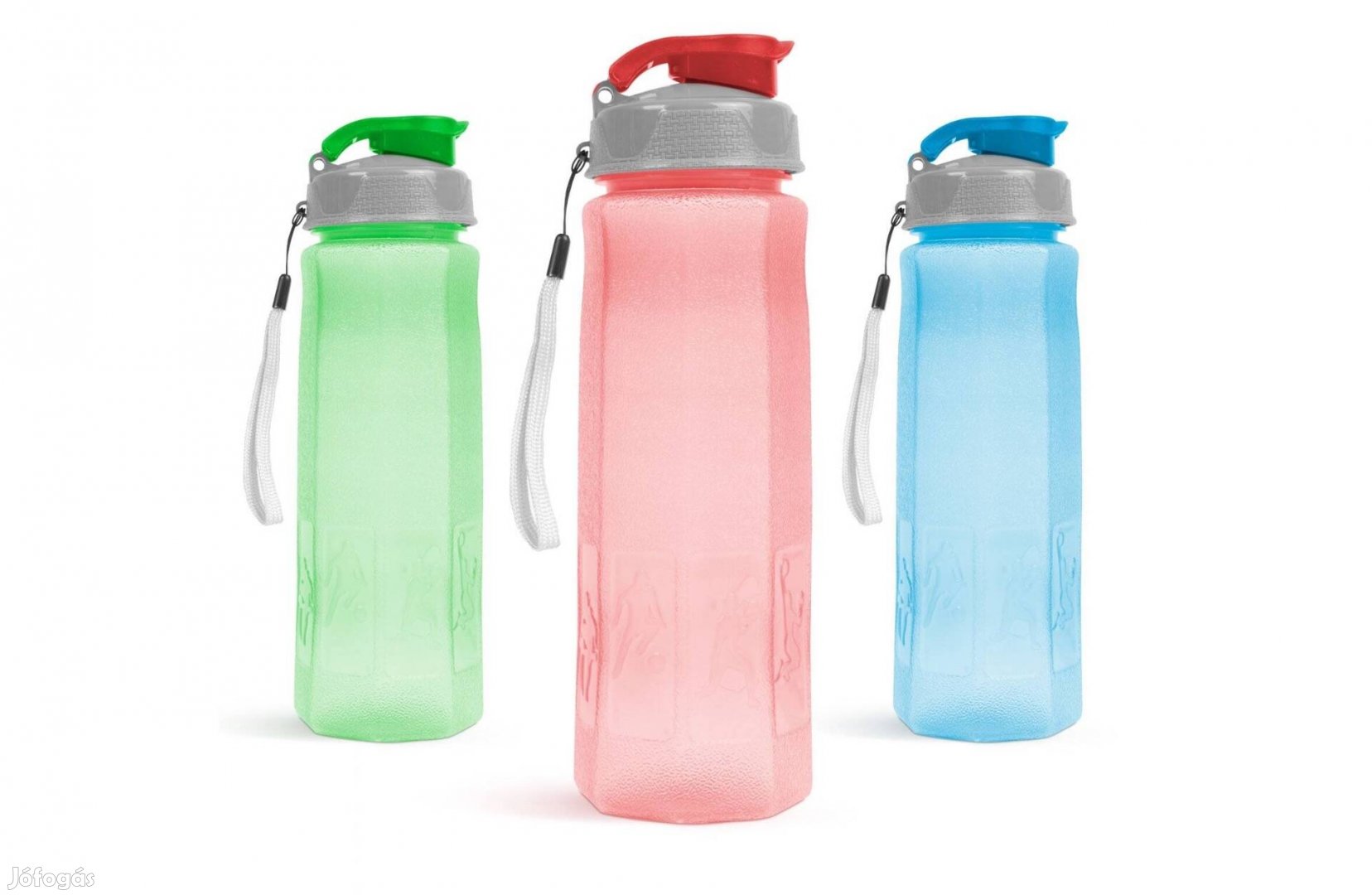 Sport kulacs vizes palack sportkulacs - műanyag átlátszó - 800 ml