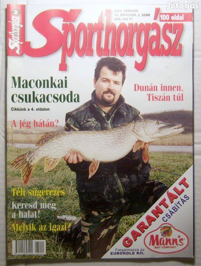 Sporthorgász 2003/2.szám Február (2kép+tartalom)