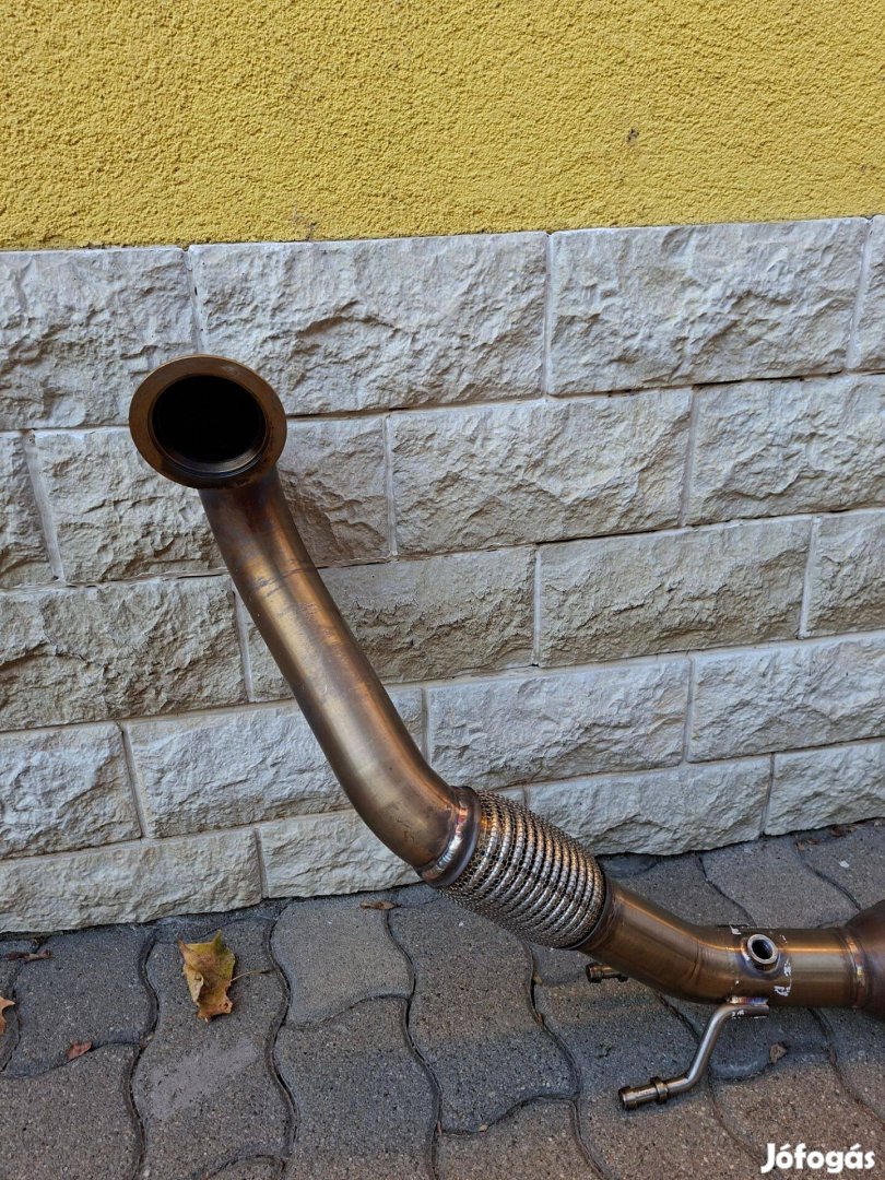 Sportkipufogó-downpipe