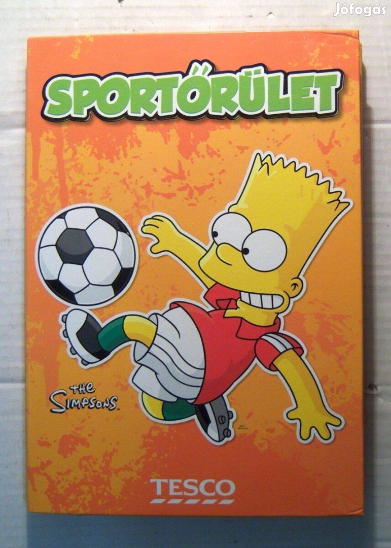 Sportőrület (Simpsons) Tesco Hűtőmágnes Album (2014) Ver.1 (31db-os)