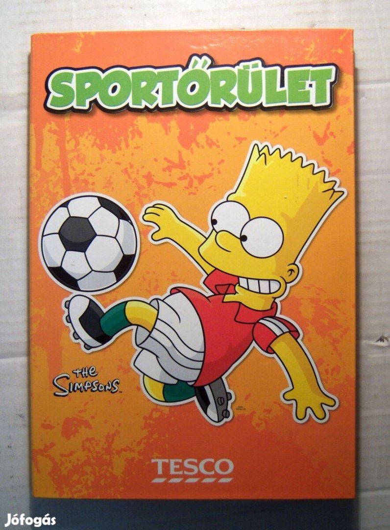 Sportőrület (Simpsons) Tesco Hűtőmágnes Album (2014) Ver.2 (20db-os)