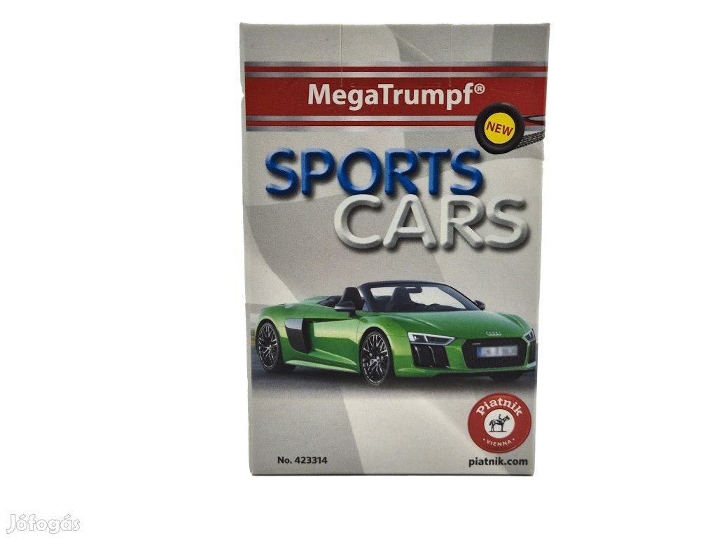 Sports cars sportautók autós kvartett kártya autóskártya