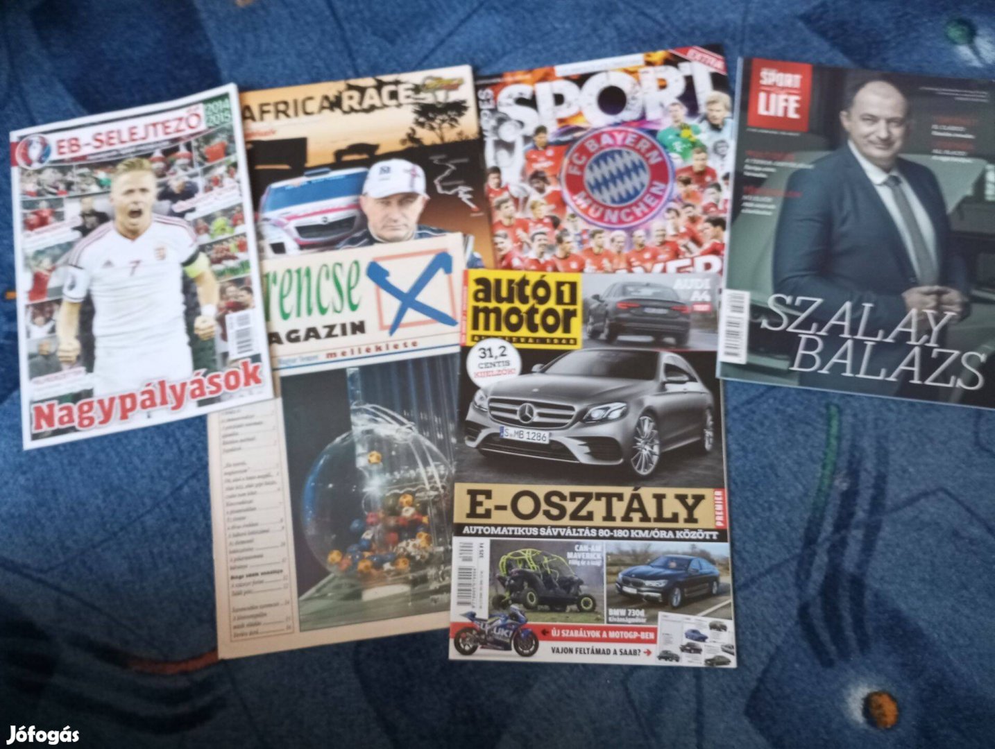 Sportújságok csomagban