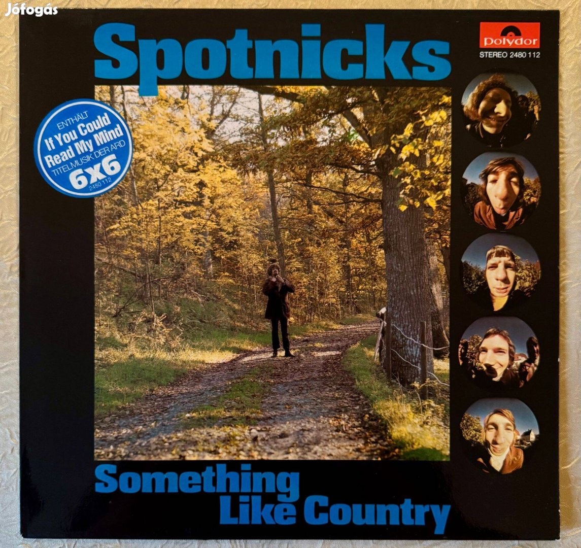 Spotnicks Something Like Country német bakelit hanglemez LP
