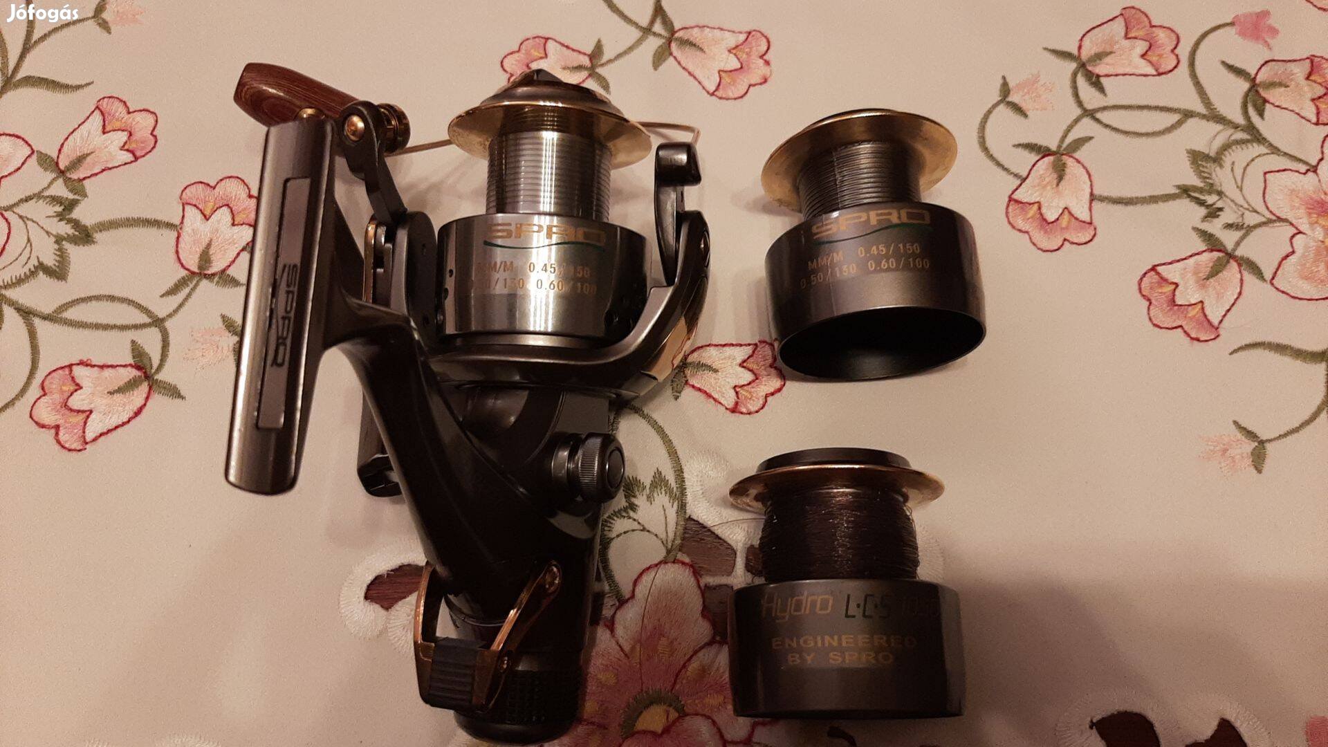 Spro Hydro nyeletőfékes orsó+ 2 pótdob