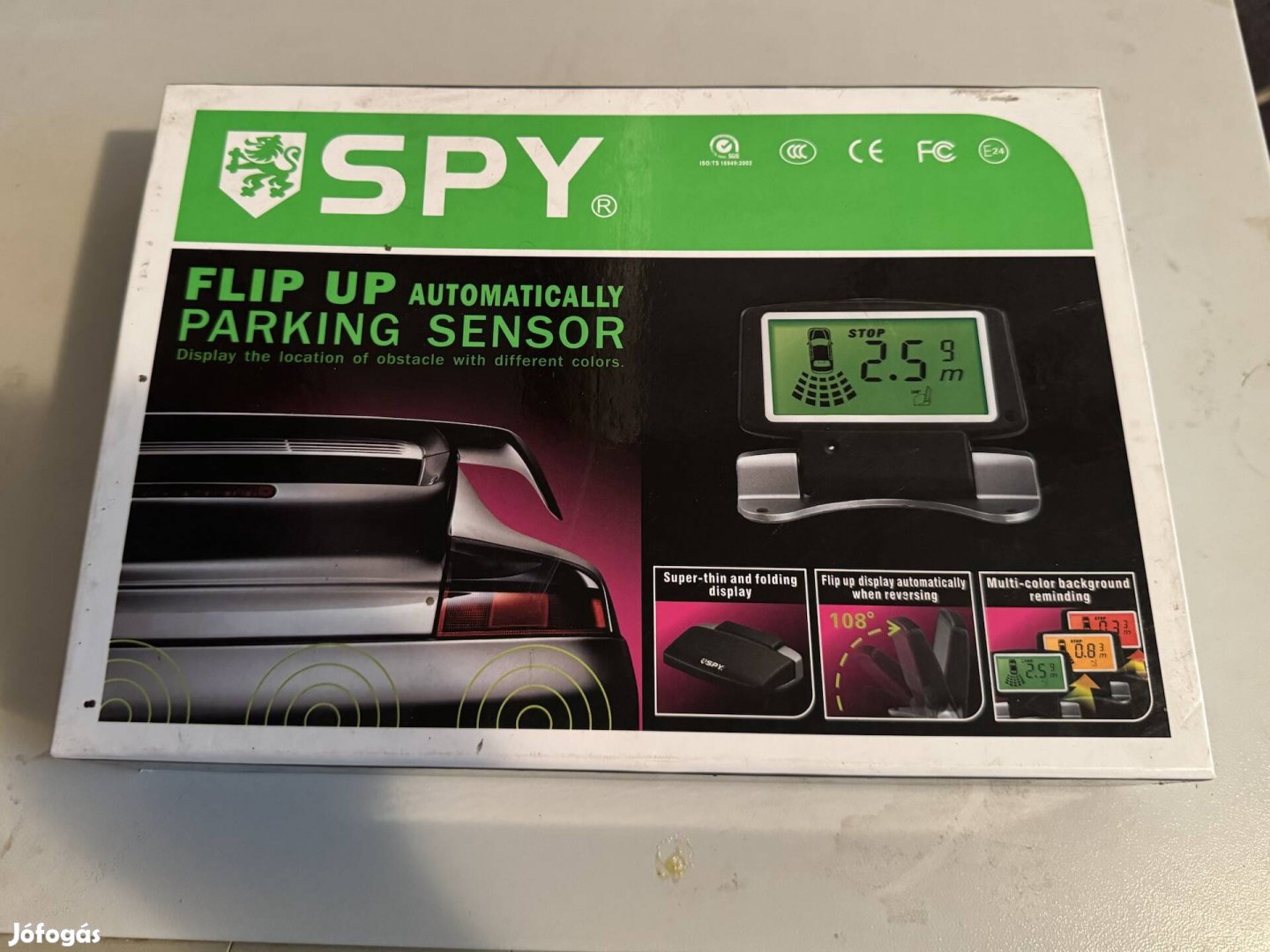 Spy teljesen új tolató radar 