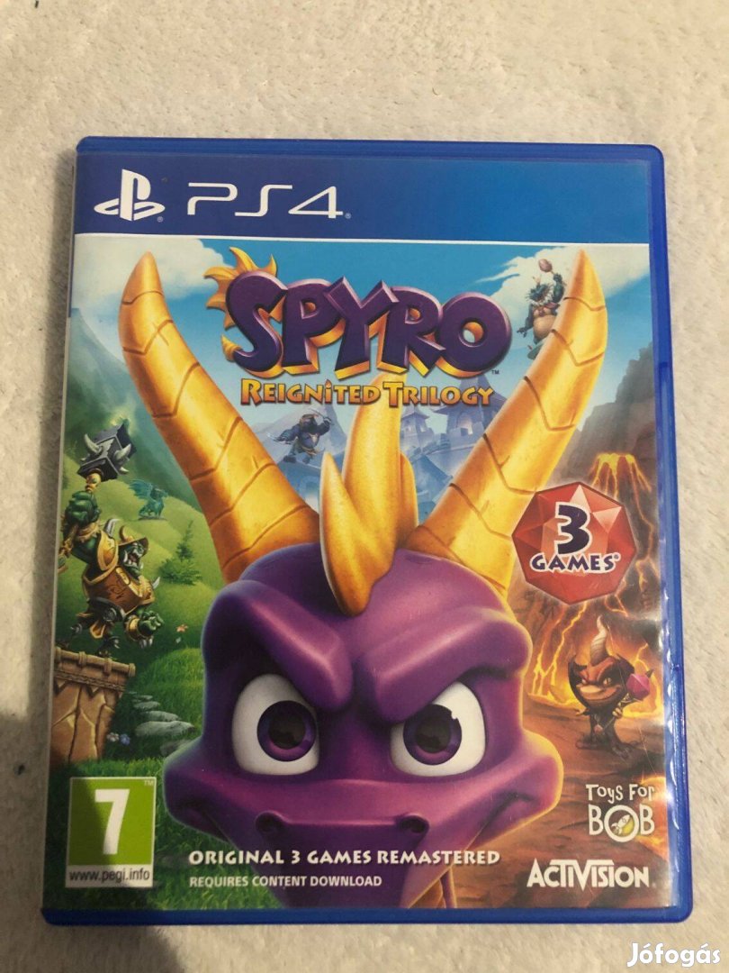 Spyro Reignited Trilogy Ps4 Playstation 4 játék