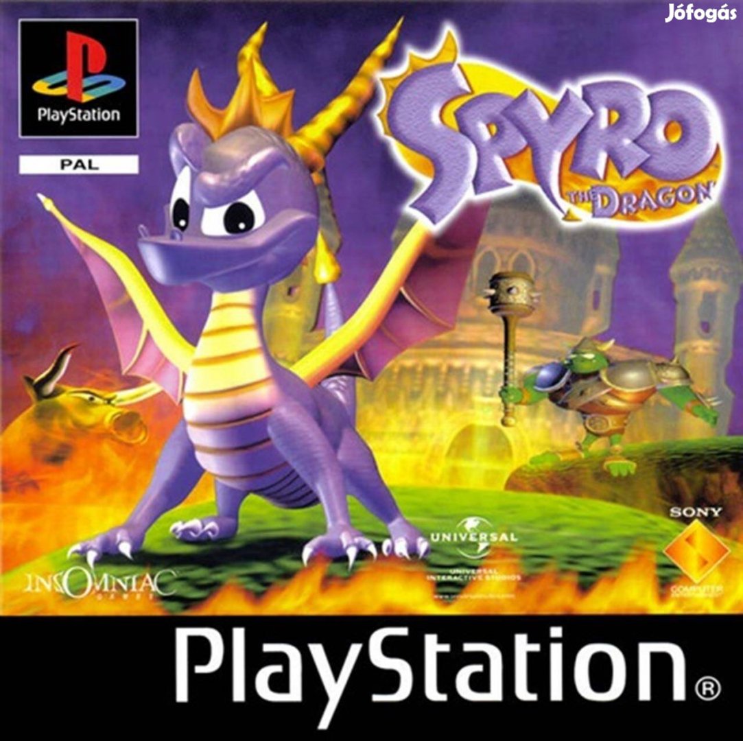 Spyro the Dragon, Boxed Playstation 1 játék