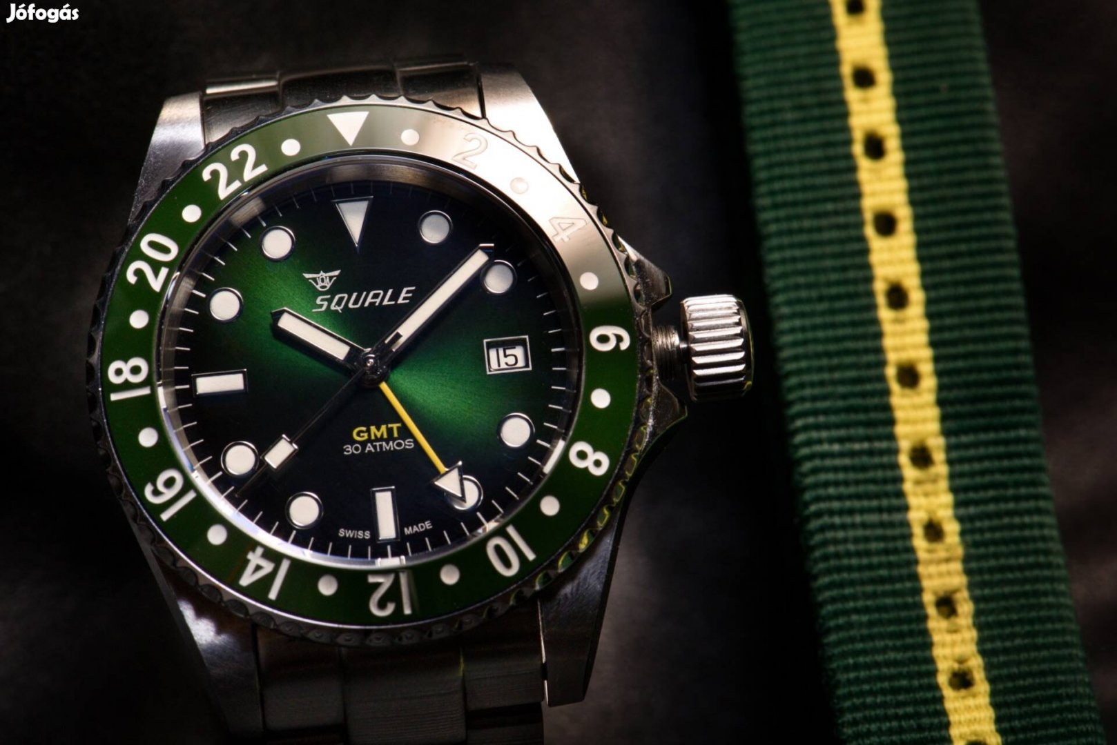 Squale 30 Atmos 1545 GMT Alpine Green
