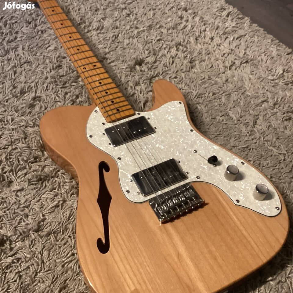 Squier Classic Vibe '70s Telecaster Thinline Nat. Elektromos Gitár