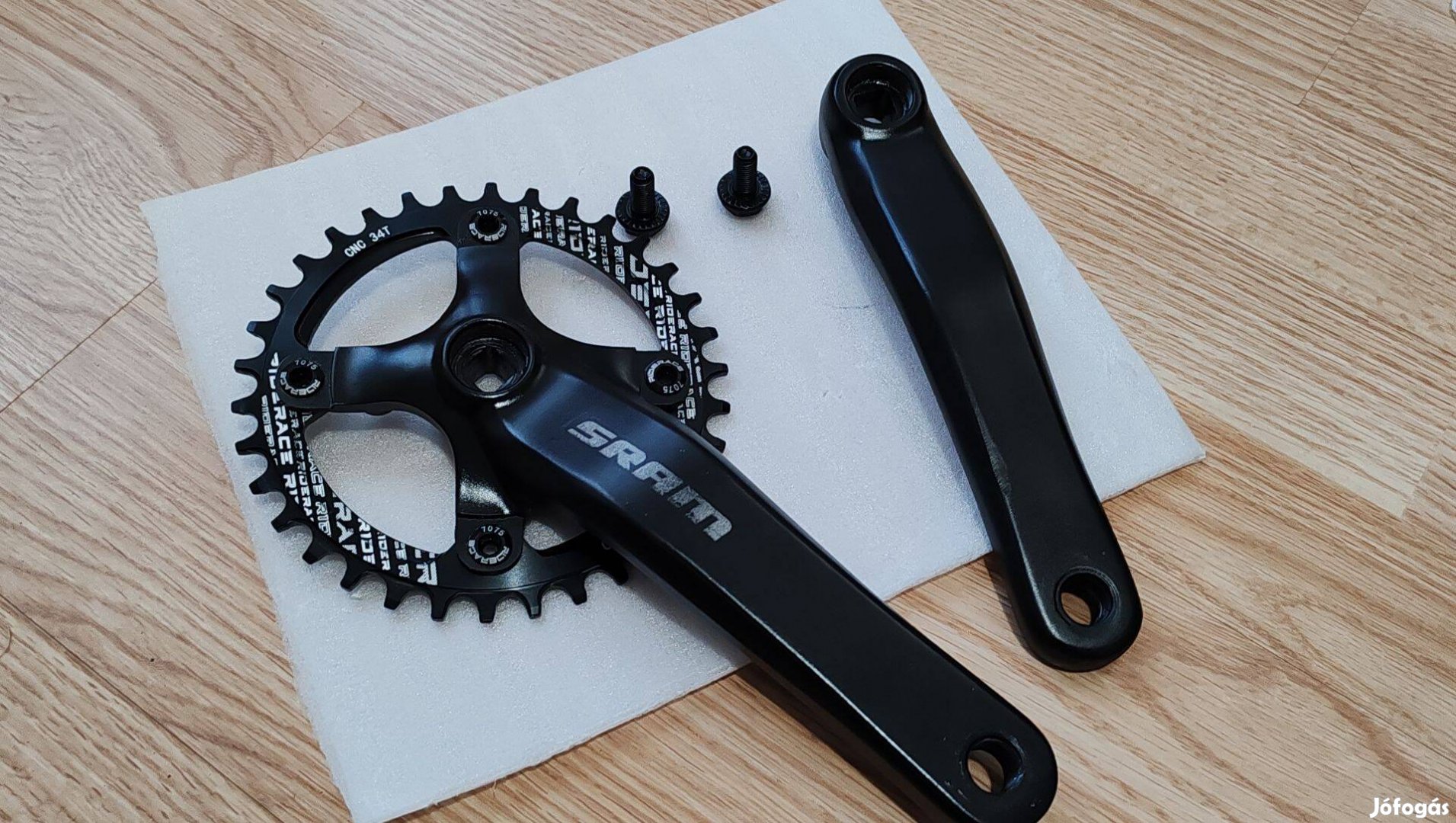 Sram S-650 34T narrow wide hajtómű szett